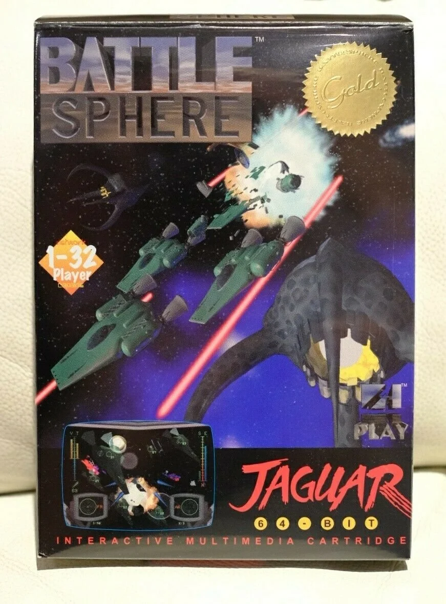 BattleSphere Atari Jaguar homebrew game box