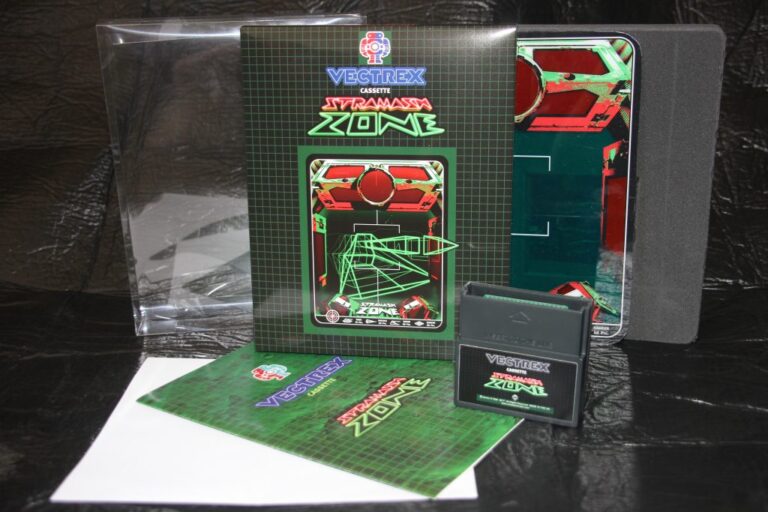 Stramash Zone Vectrex homebrew game cartridge