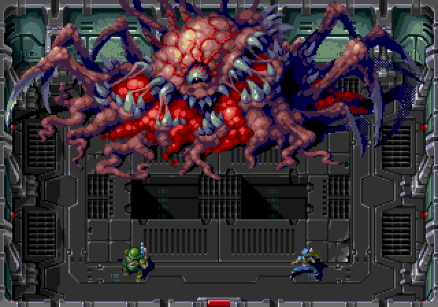 Xeno Crisis Neo Geo MVS gameplay screenshot